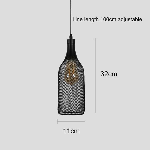 إنارة معلقة اوبلا - اسود