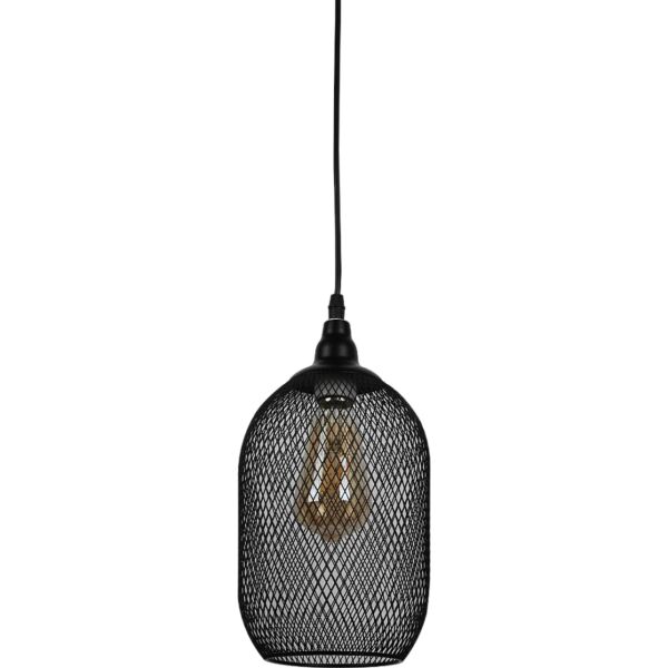 إنارة معلقة مودرن مفرد E27 ايفان - اسود