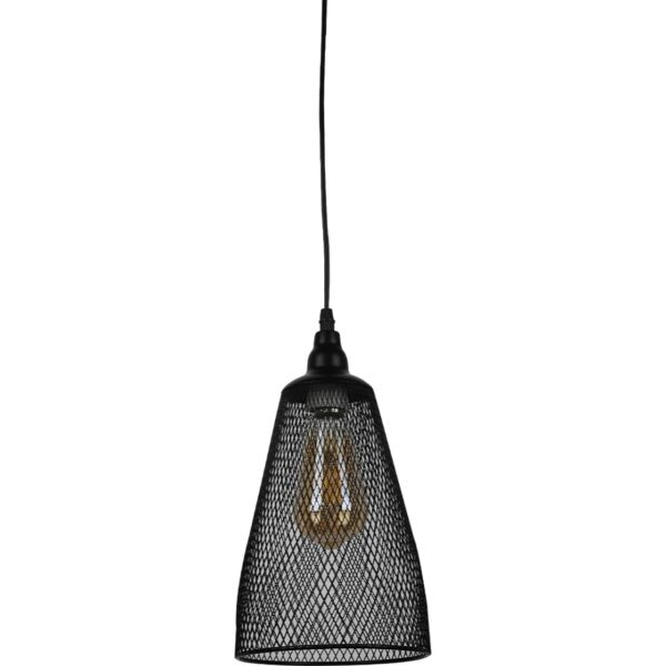 انارة معلقة جام مودرن مفرد اسود E27