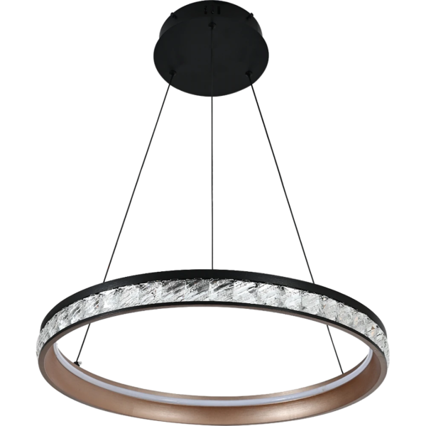 ثريا مودرن اسود مع 3اضاءات 55 واط