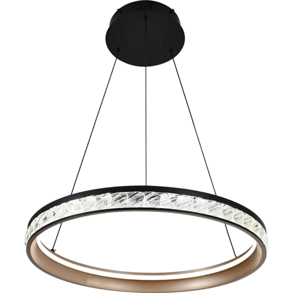 ثريا مودرن اسود مع 3اضاءات 55 واط