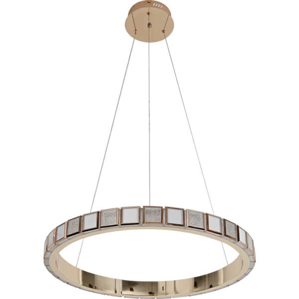 ثريا مودرن ذهبي مع 3اضاءات قطر 60