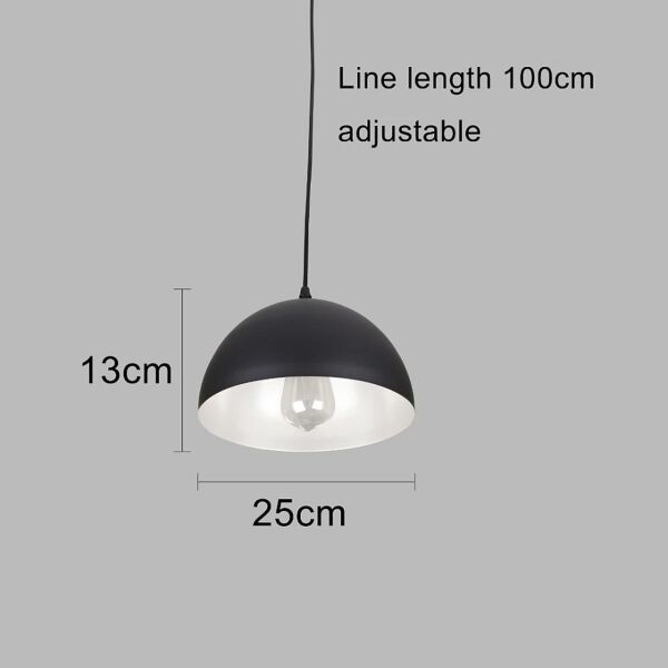 إنارة معلقة رينغو - اسود