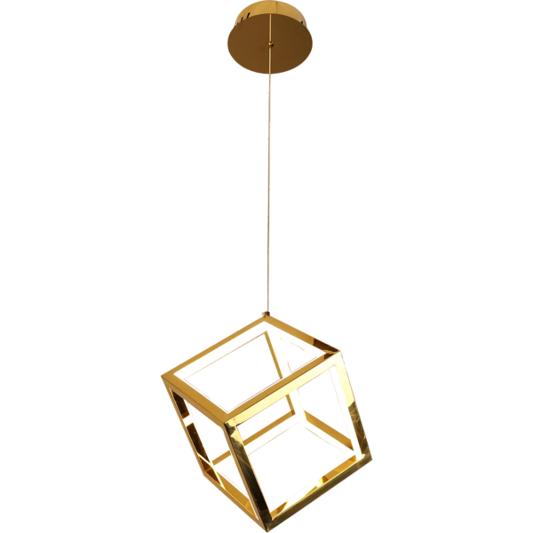 ثريا علاقي مودرن ذهبي لون الانارة اصفر