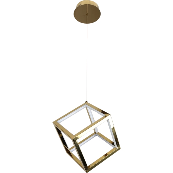 ثريا علاقي مودرن ذهبي لون الانارة اصفر