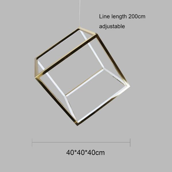 انارة معلقة مودرن ذهبي لون الانارة اصفر 65 واط