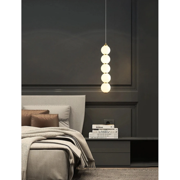 إنارة معلقة مودرن لون الانارة اصفر 15 واط