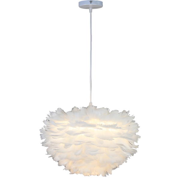 إنارة معلقة مودرن لون الشكل ابيض