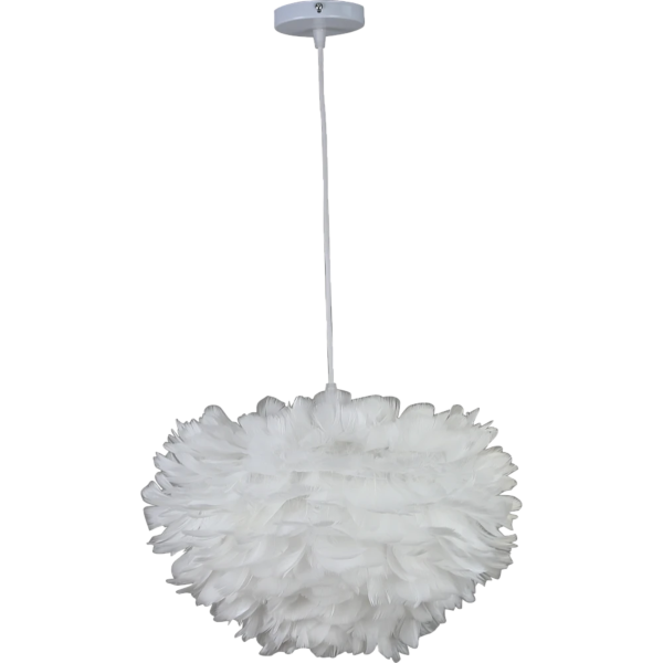 إنارة معلقة مودرن لون الشكل ابيض