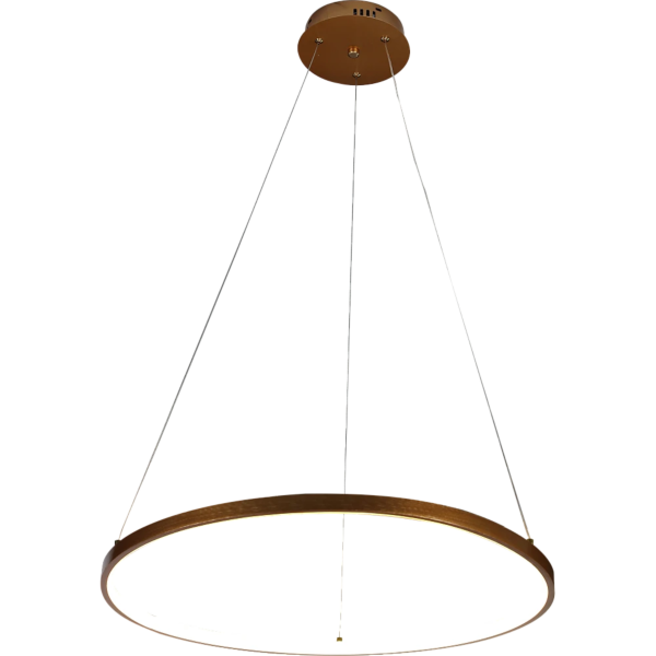 إنارة معلقة مودرن ذهبي لون الانارة اصفر 20 واط