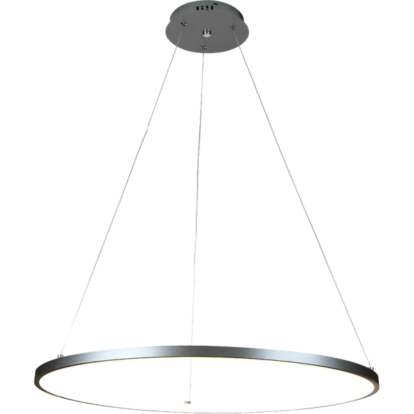 نجف مودرن فضي لون الانارة اصفر 30 واط