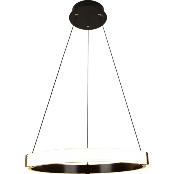 إنارة معلقة حلقة سوداء 3اضاءات 65 واط