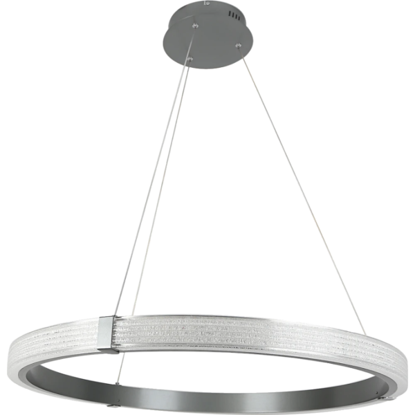 ثريا علاقي مودرن حلقة رمادي مع 3اضاءات