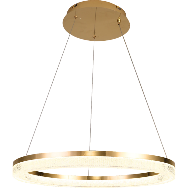 ثريا مودرن ذهبي مع3اضاءات 30 واط