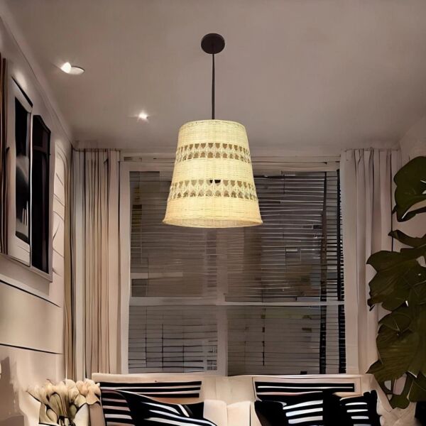 علاقي قش مفرد E27x1L قطر 30 سم