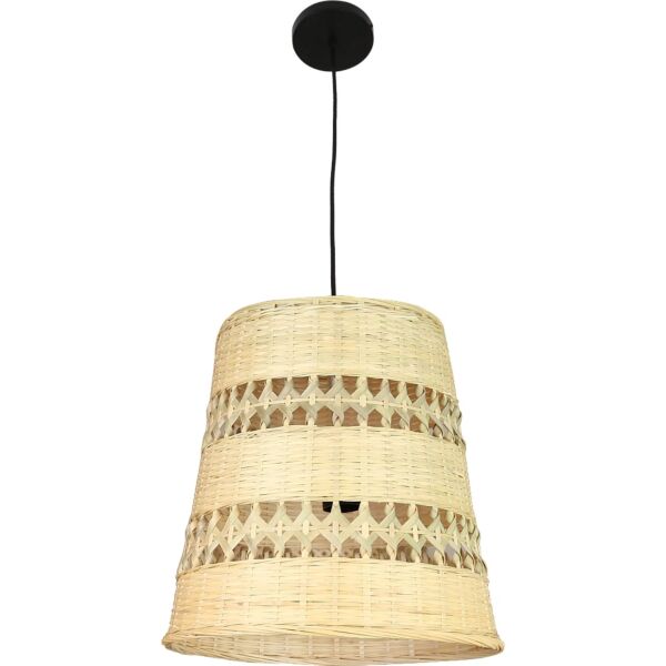 علاقي قش مفرد E27x1L قطر 30 سم