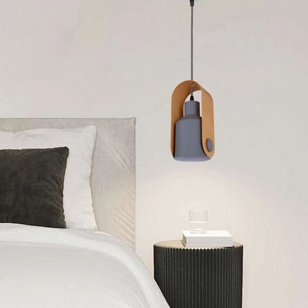 علاقي مودرن رصاصي E27x1L