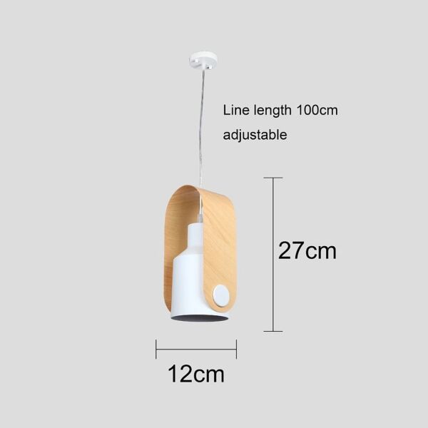 علاقي مودرن ابيض E27x1L