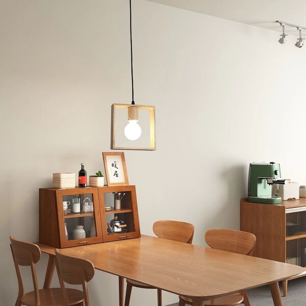 إنارة معلقة مفرد خشبي زولكا