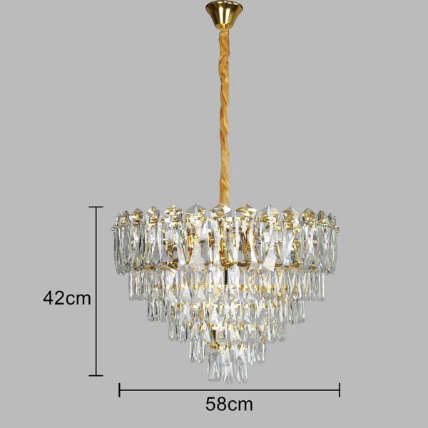 ثريا علاقي مودرن E14x9L - ذهبي