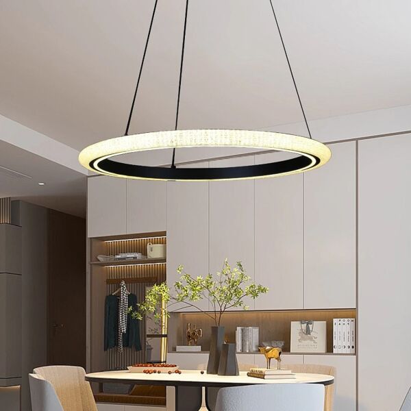 إنارة معلقة سيلفر - أسود