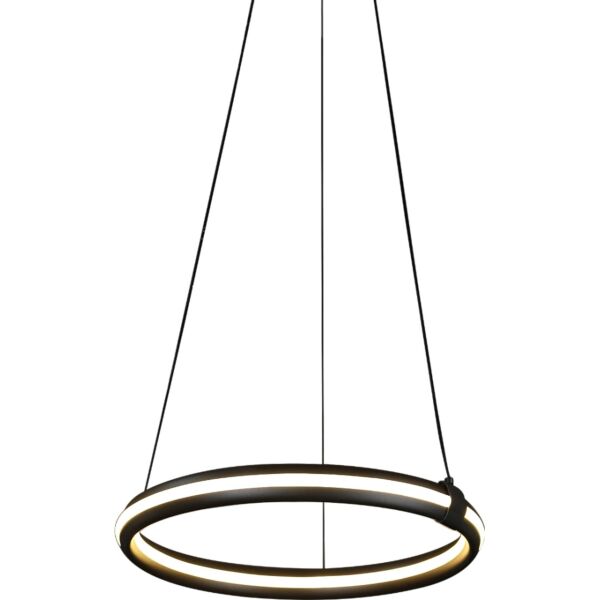 إنارة معلقة مودرن لون الانارة 3 اضاءات 55 واط - أسود