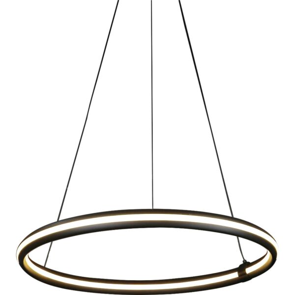 إنارة معلقة مودرن لون الانارة 3 اضاءات 85 واط - أسود