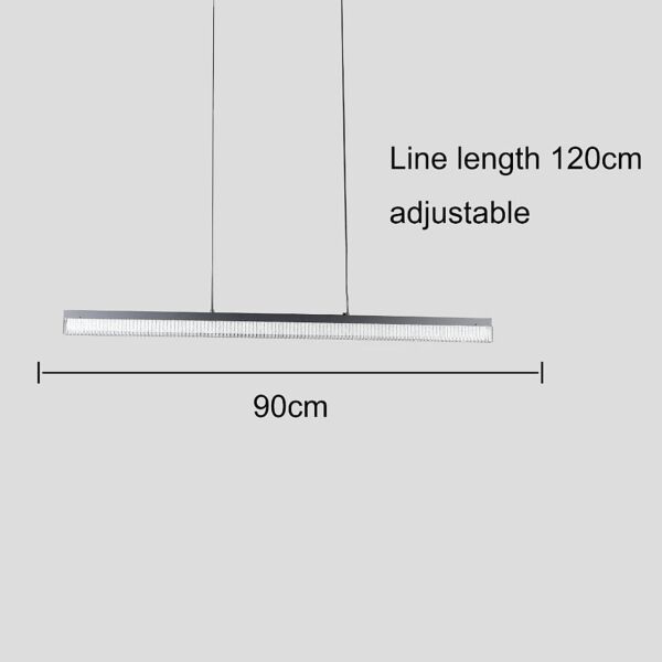 إنارة معلقة مودرن لون الانارة 3 اضاءات 25 واط - أسود
