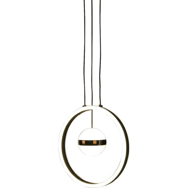 إنارة معلقة مودرن لون الانارة 3 اضاءات 48 واط مولتول - أسود