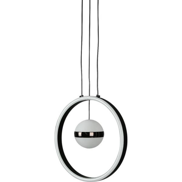 إنارة معلقة مودرن لون الانارة 3 اضاءات 48 واط مولتول - أسود