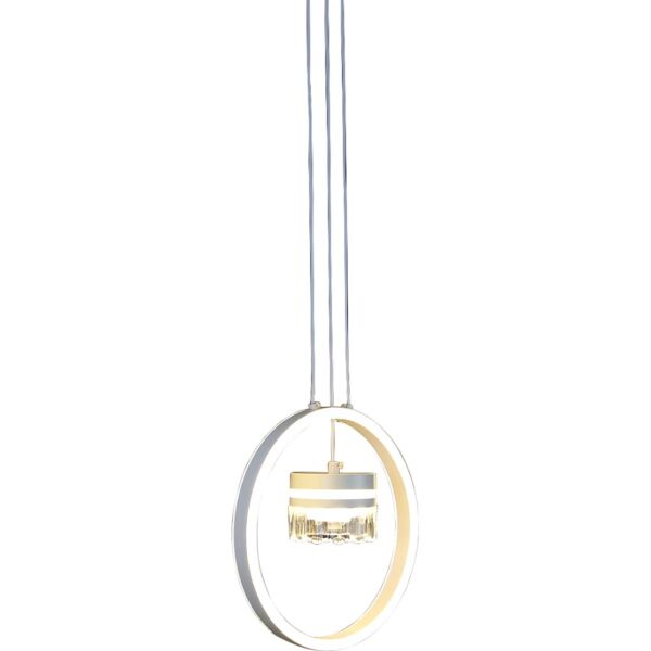 إنارة معلقة مودرن لون الانارة 3 اضاءات 48 واط - أبيض