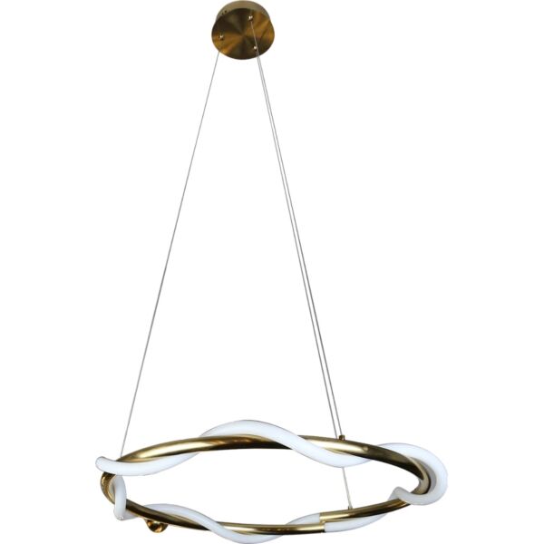 إنارة معلقة مودرن لون الانارة اصفر 36 واط - ذهبي زيتي