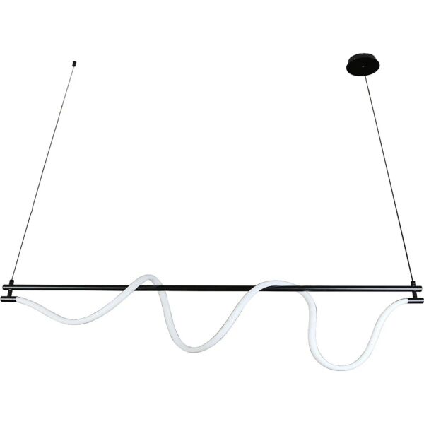 إنارة معلقة مودرن لون الانارة اصفر 36 واط - اسود