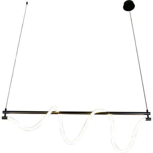 إنارة معلقة مودرن لون الانارة اصفر 36 واط - اسود