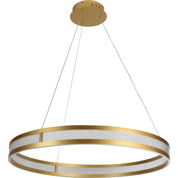 ثريا علاقي مودرن لون الانارة 3 اضاءات 115 واط - ذهبي