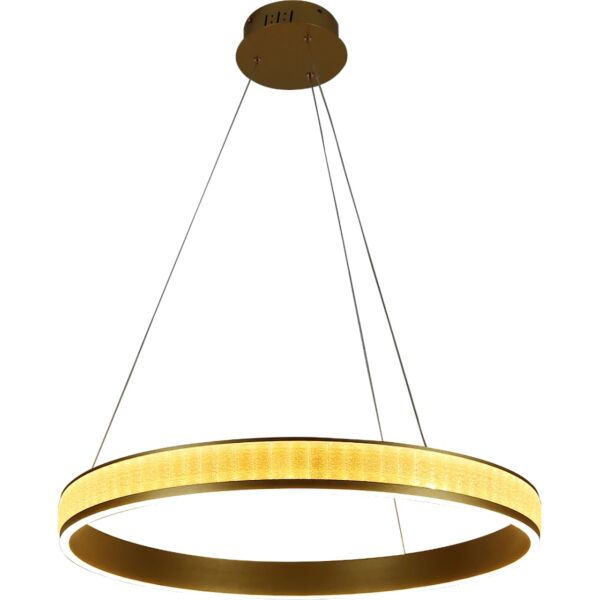 ثريا علاقي مودرن لون الانارة 3 اضاءات 85 واط نيرو - ذهبي