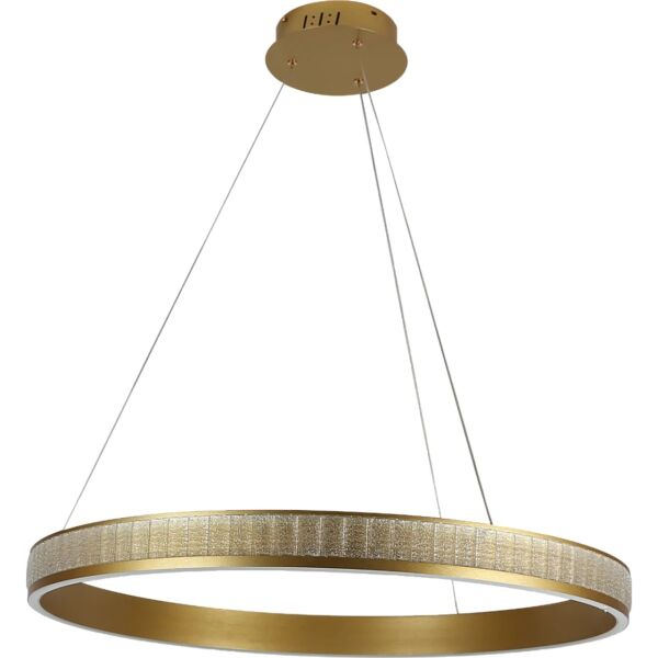 انارة معلقة ذهبي لون الانارة 3اضاءات 115 واط مقاس 80 سم