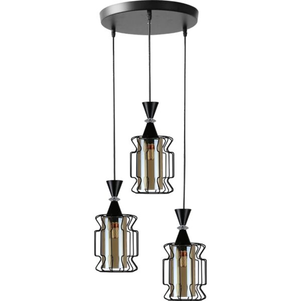 علاقي ثلاثي اسود E27x3L