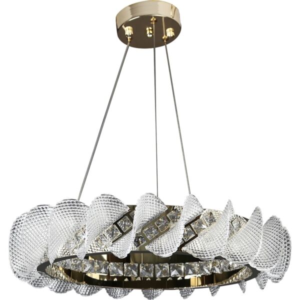 إنارة معلقة وسط كريستال لايت