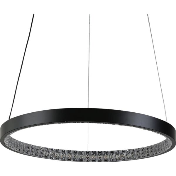 ثريا علاقي مودرن لون الانارة 3 اضاءات 20 واط - اسود