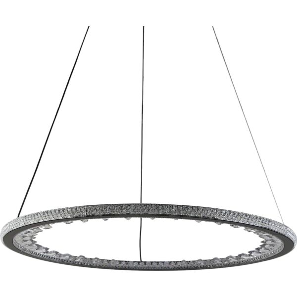 انارة معلقة اسود لون الانارة 3 اضاءات 75 واط مقاس 60 سم