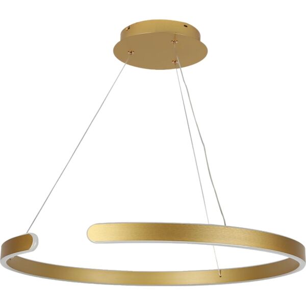 ثريا علاقي مودرن لون الانارة 3 اضاءات 105 واط - ذهبي