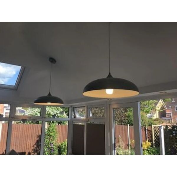 انارة معلقة 2 متر اسود مع ذهبي الفا E27x1L