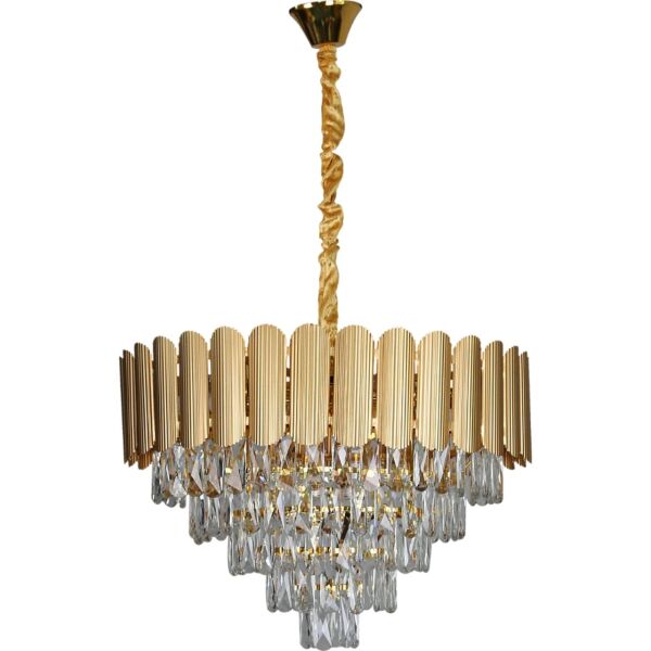 ثريا علاقي مودرن ذهبي 60 E14x9