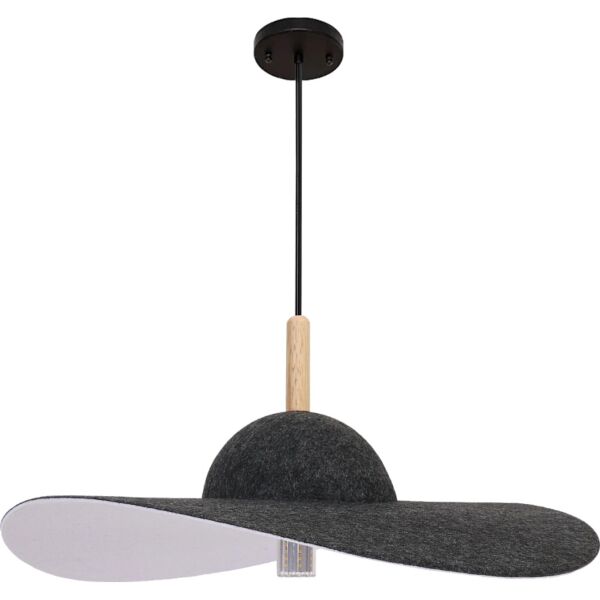 إنارة معلقة شابو - رمادي