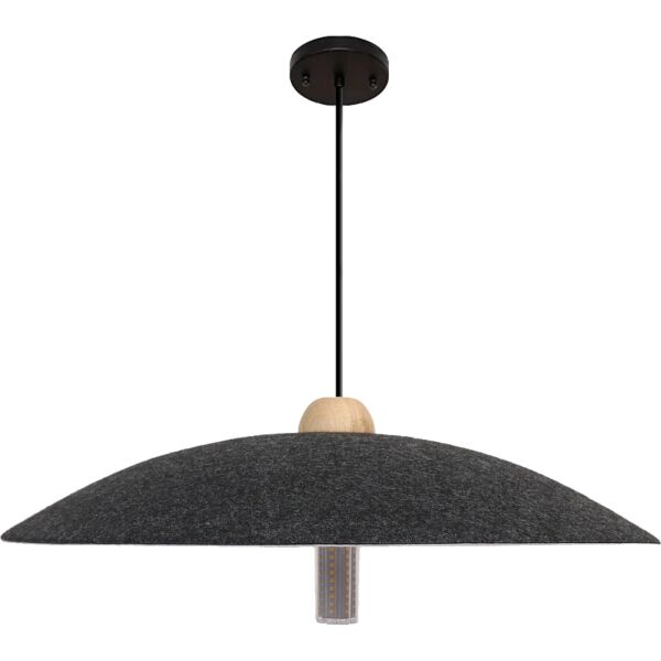 انارة معلقة مودرن 2 متر رمادي E27x1L قطر 37 سم