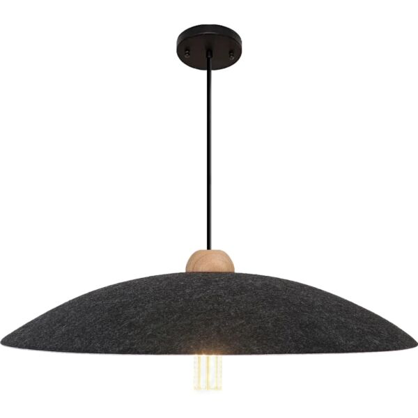 انارة معلقة مودرن 2 متر رمادي E27x1L قطر 37 سم