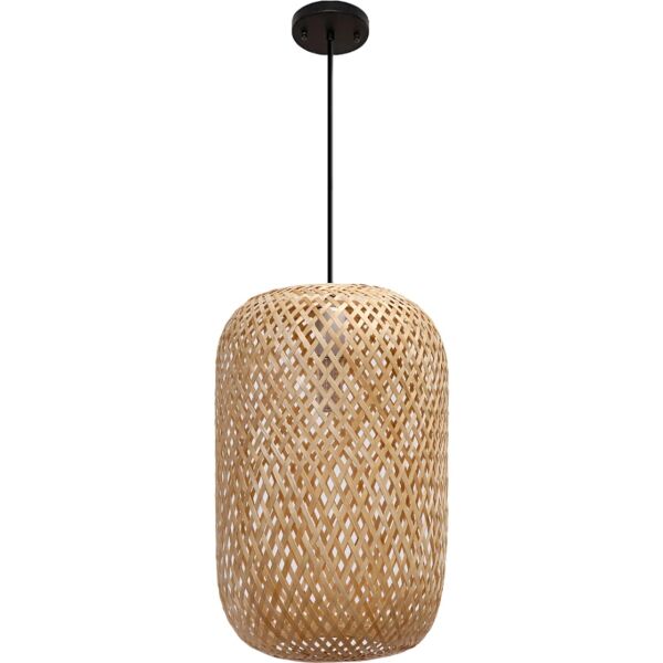 انارة معلقة 2 متر خيزران E27x1L قطر 60 سم