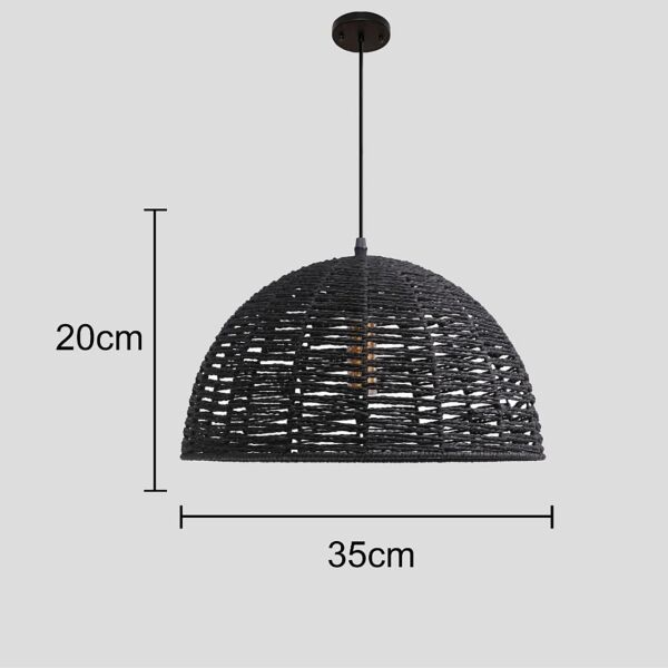 انارة معلقة مودرن 2 متر اسود E27x1