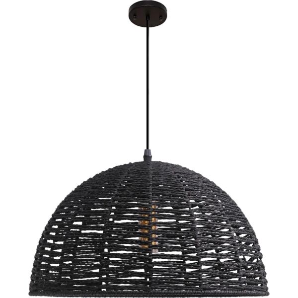 انارة معلقة مودرن 2 متر اسود E27x1